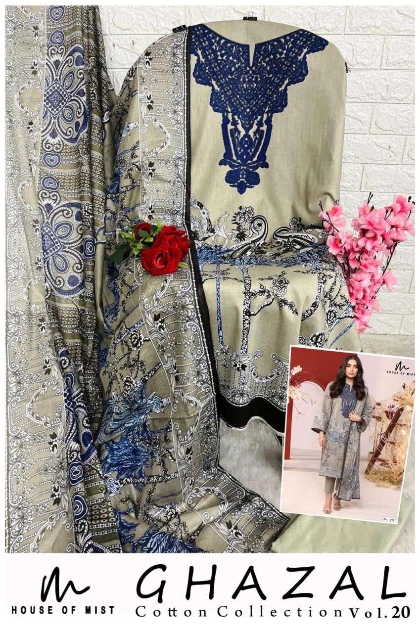 GHAZAL COTTON COLLECTION VOL - 20 BY HOUSE OF MIST - 01
