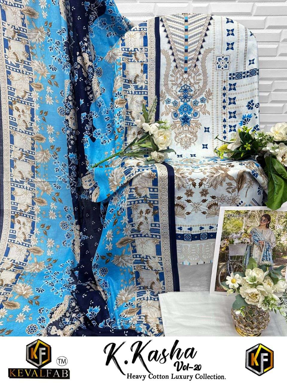 K KASHA VOL - 20 BY KEVAL FAB - 02