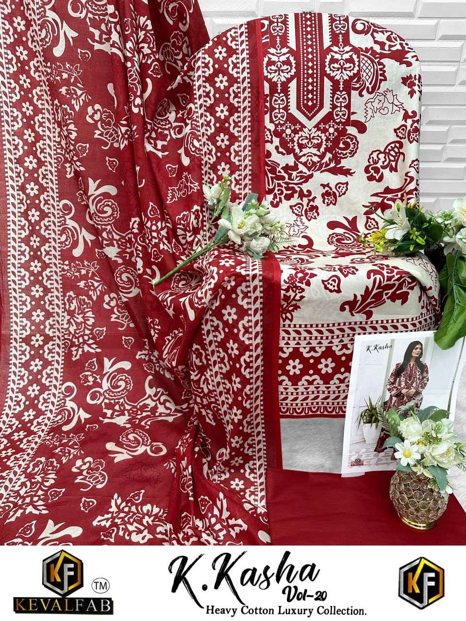 K KASHA VOL - 20 BY KEVAL FAB - 03