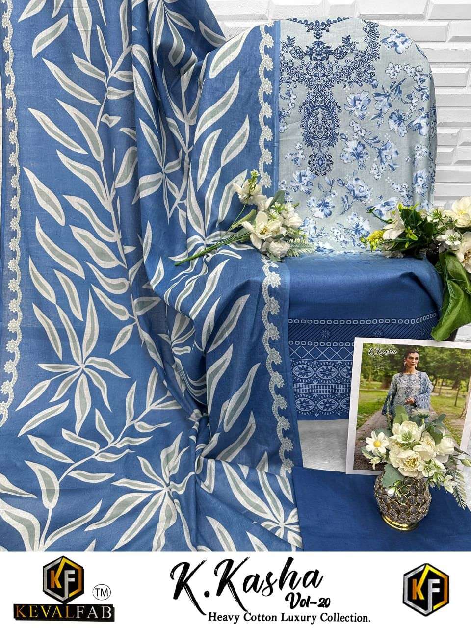 K KASHA VOL - 20 BY KEVAL FAB - 04