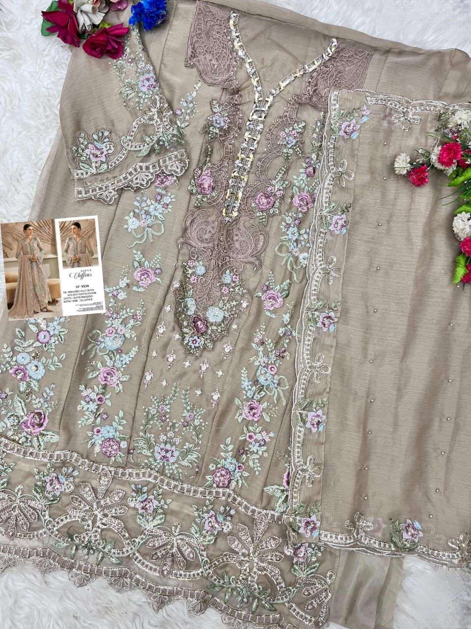 MARIA B CHIFFONS D.NO. SF - 5538 BY SHREE FABS - 03