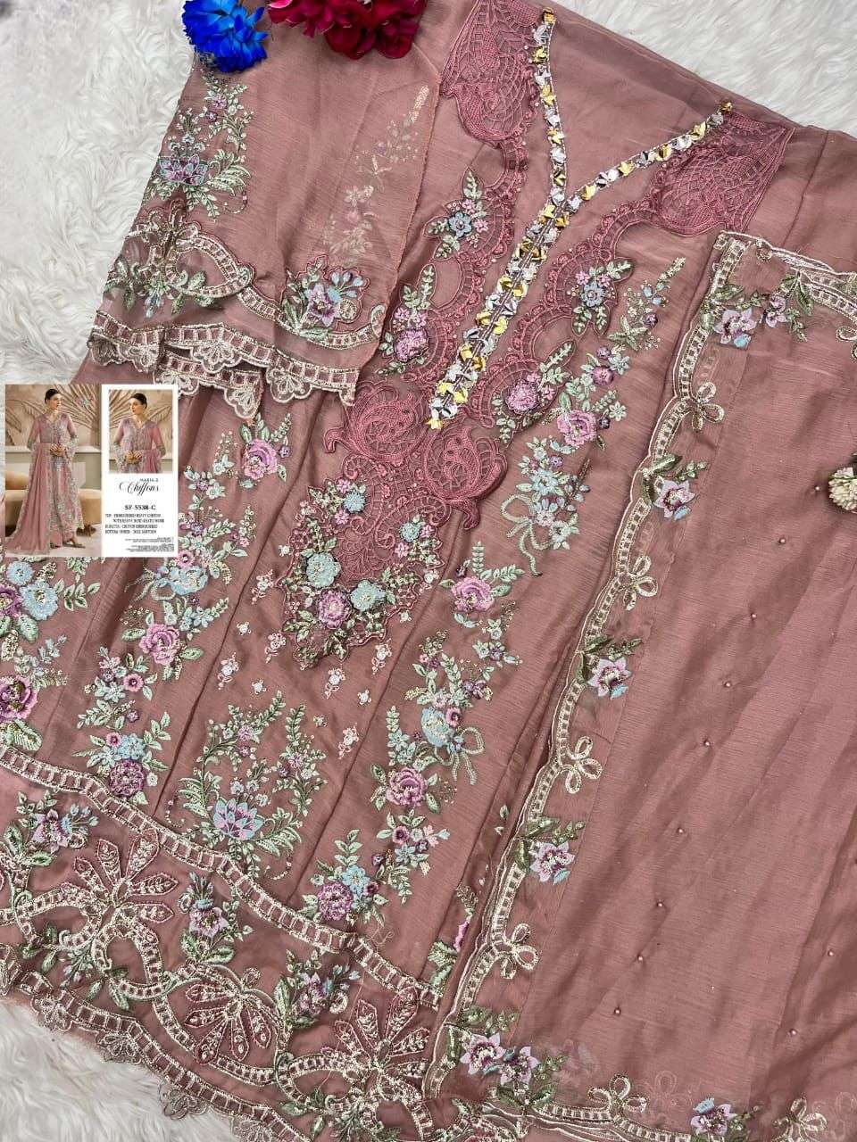 MARIA B CHIFFONS D.NO. SF - 5538 BY SHREE FABS - 04