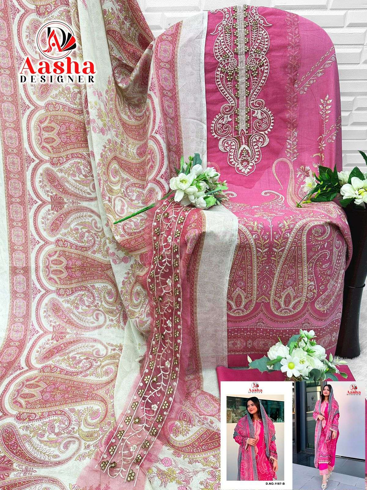 Super Hit Design A S D 1187 A B By Aasha - 01