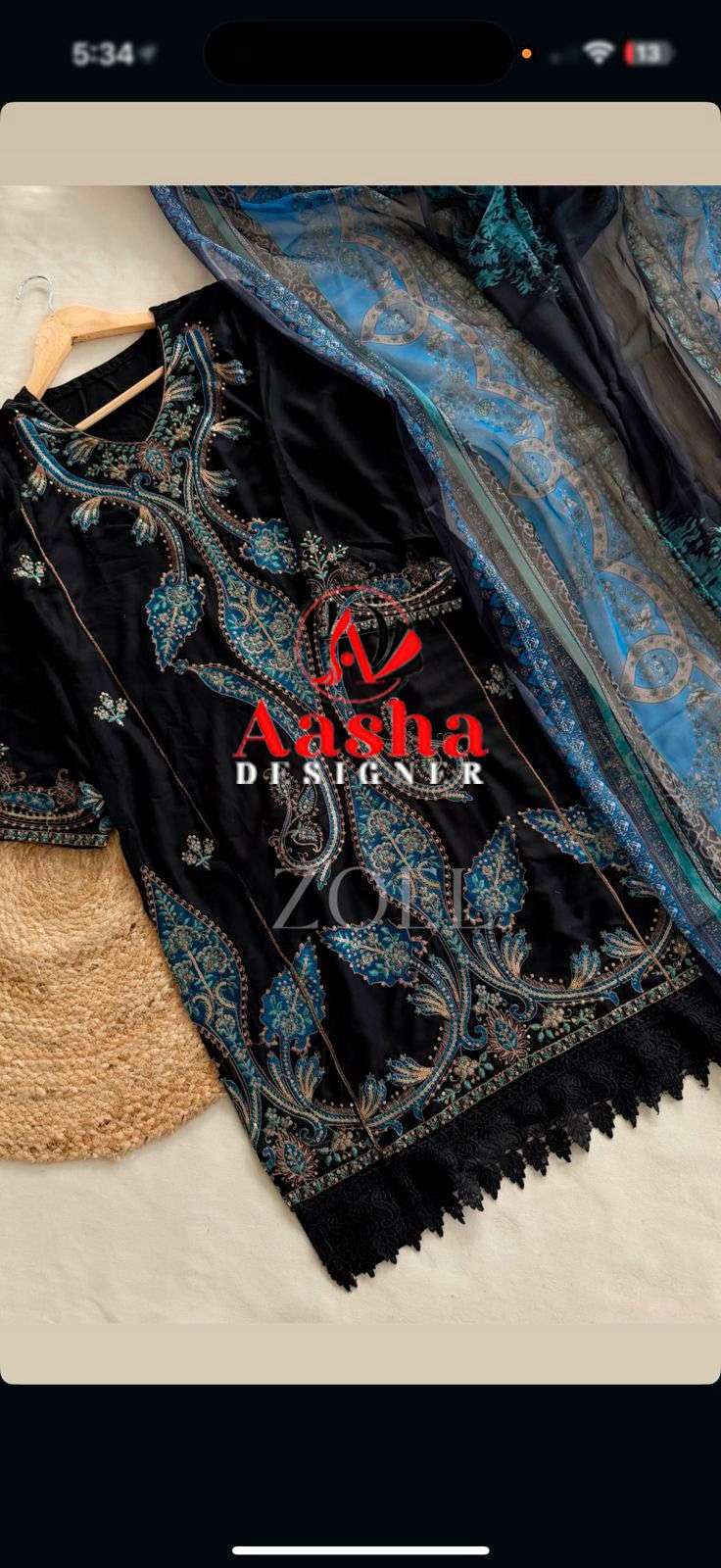 RAYON COLLECTION D NO. 1200 BY AASHA DESIGNER - 04