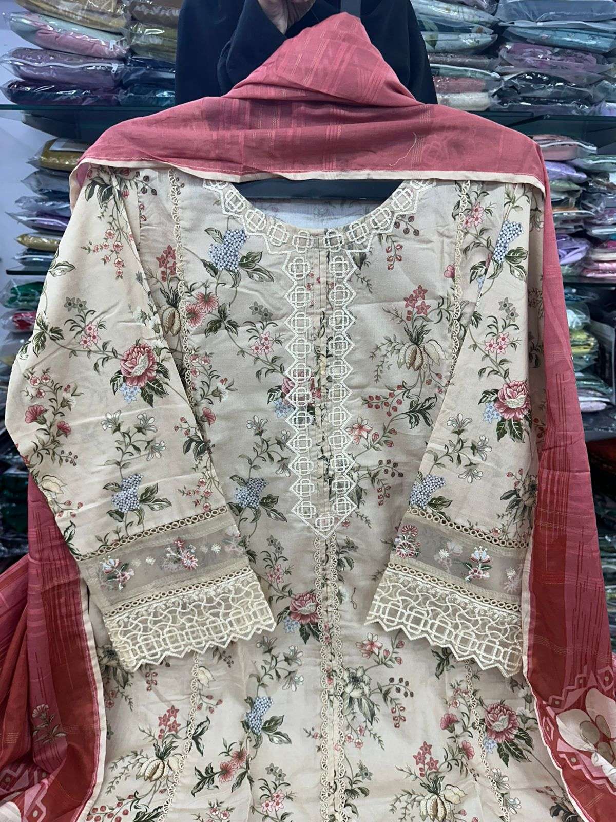 Festive Embroidered Lawn Collection 2026 Vol 1 by Sadabahar-09