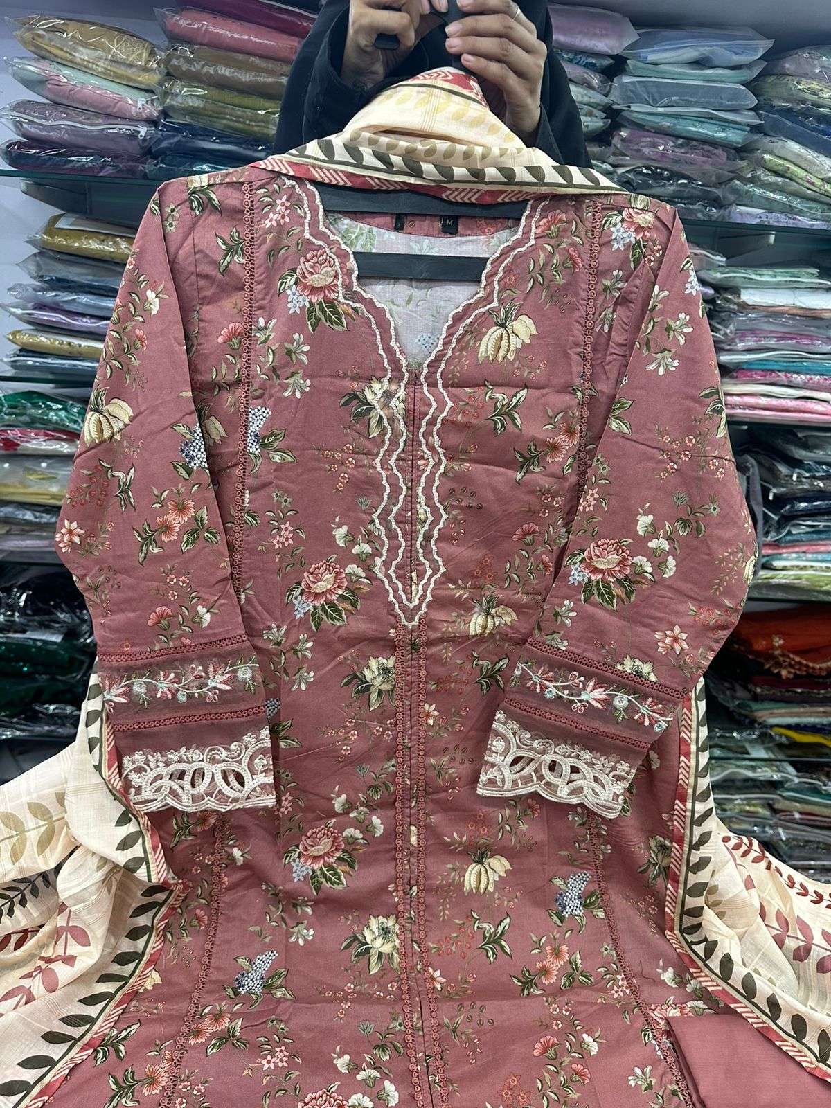 Festive Embroidered Lawn Collection 2026 Vol 1 by Sadabahar-12