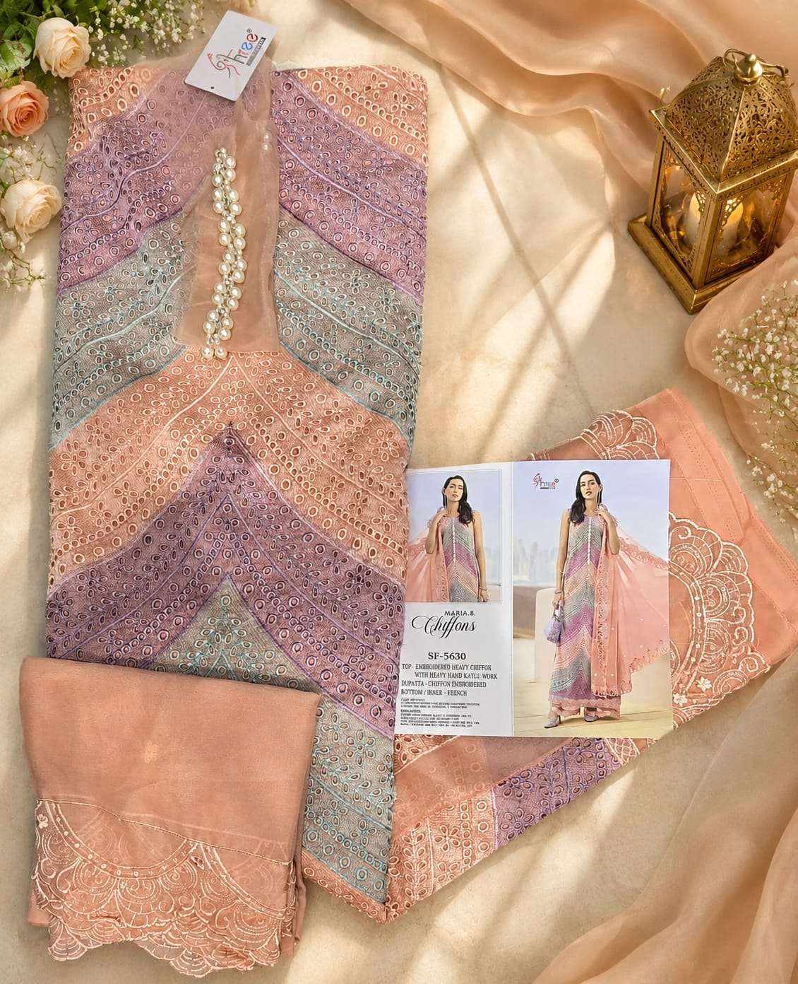 MARIA B CHIFFONS D.NO. SF - 5630 BY SHREE FABS - 03
