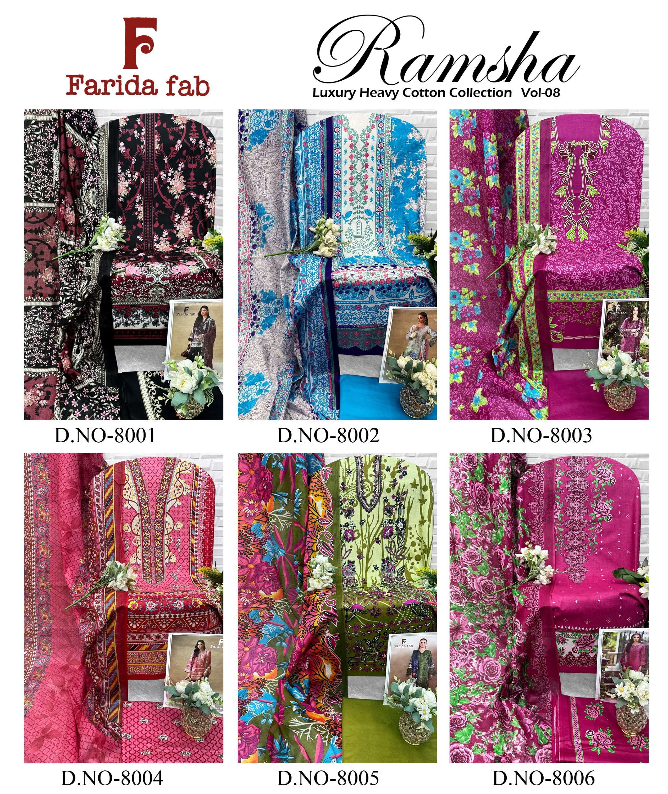 RAMSHA VOL - 08 BY FARIDA FAB - 01 - 06